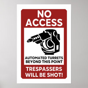 Engenheiros de Espaço Sem Poster de Aviso de Acess