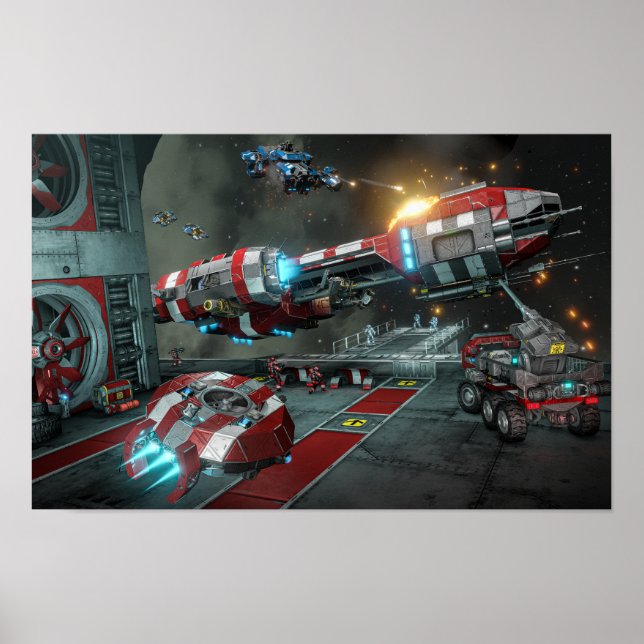 Engenheiros espaciais: Poster de Evolução de Guerr (Frente)