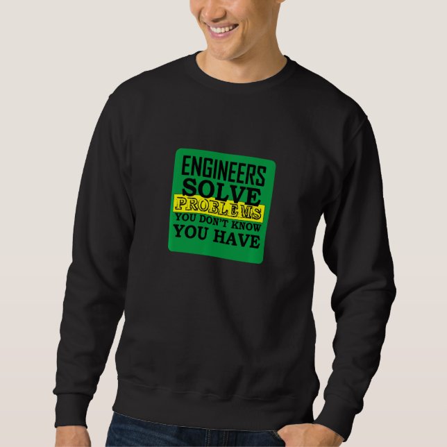 Engenheiros solucionam problemas com a camisa (Frente)
