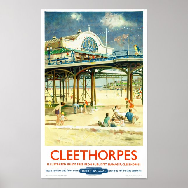 England Cleethorpes Restaurado Poster de Viagens v (Frente)