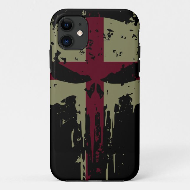 England Grunge Skull Case-Mate capas de iphone (Verso)