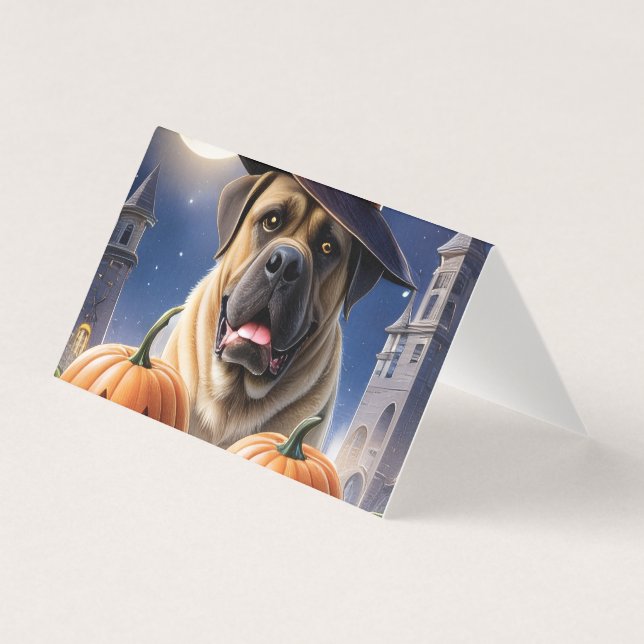 Englische Dogge Mastiff Halloween  (Frente)