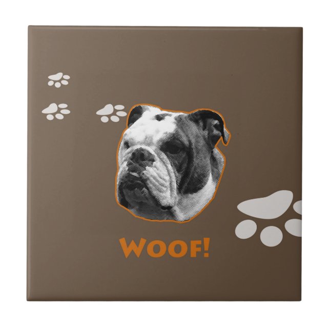 English Bulldog Woof (Frente)