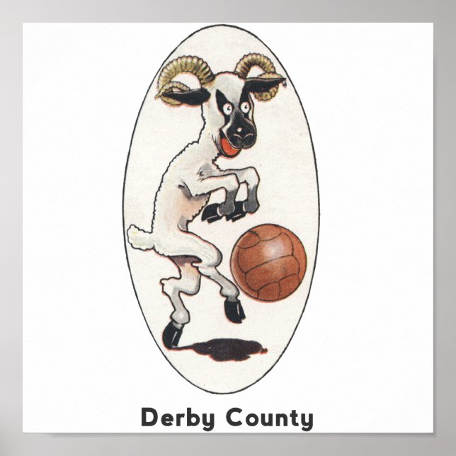 English Football Team - Derby County Poster (Frente)