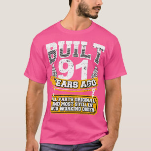 Engraçada 91ruas, Camisa De Nascimento Vintage Con