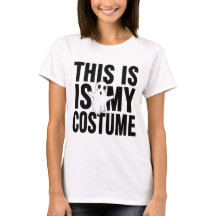 Engraçada Bonita Mulher do Halloween Dando Camisa