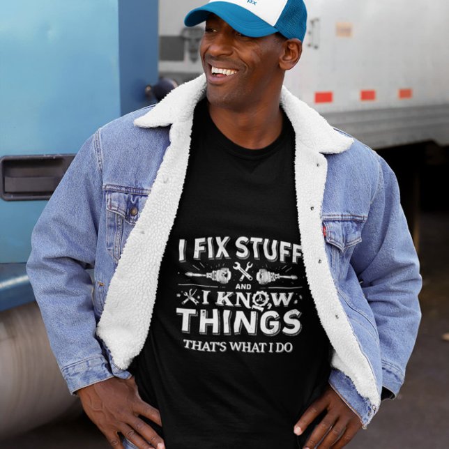 Engraçada Camisa De Cota De Trabalho - Conserte Co (Criador carregado)