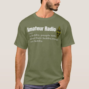 Engraçada Camisa de Presente do Rádio Amador Hob