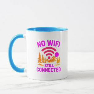Engraçada caneca Camping Item do presente para a