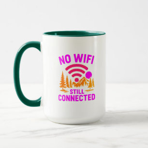 Engraçada caneca Camping   Item do presente para a