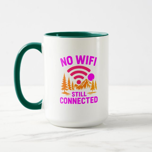 Engraçada caneca Camping | Item do presente para a (Esquerda)