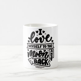 Engraçada Caneca Clássica de Caligrafia Inspiracio