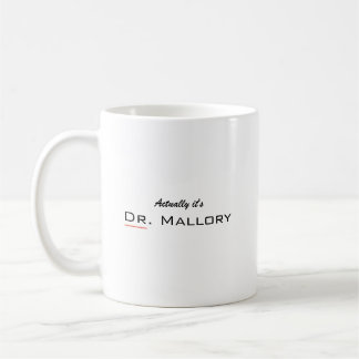 Engraçada caneca de café personalizada do médico