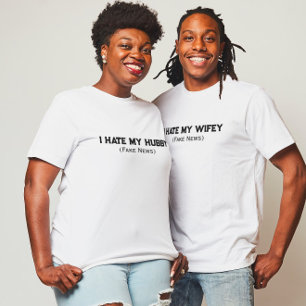 Engraçada citação Eu odeio Minha Camiseta de Notíc