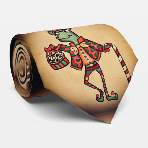 Engraçada Gravata de Natal dos Homens