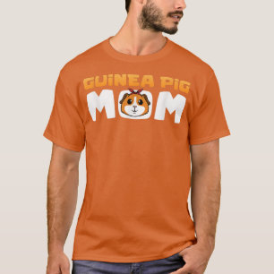 Engraçada Guiné Porco Mãe Camiseta Mulher