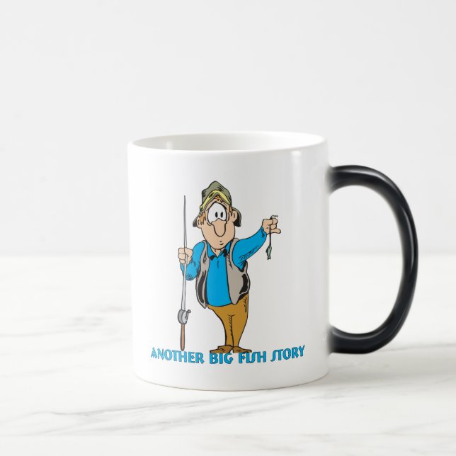 Engraçada Pesca Caneca Pescar Humor Pescar Peixe G (Direita)