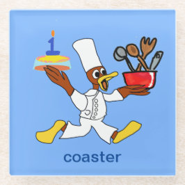 Engraçada Porta copos Azul Chef Ducky Kazoo