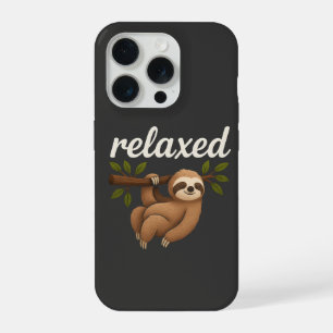 Engraçada Preguiça Relaxada Ilustração de Estilo d