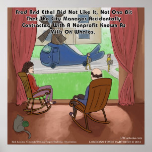 Engraçadas Milhas Na Poster Das Baleias