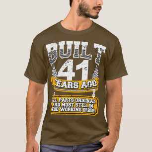 Engraçado 41 ruas, Vintage De Camisa De Nascimento