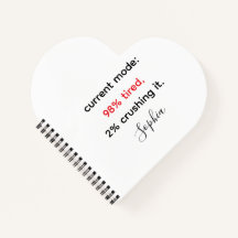 Engraçado "98% Cansado, 2% Esmagando