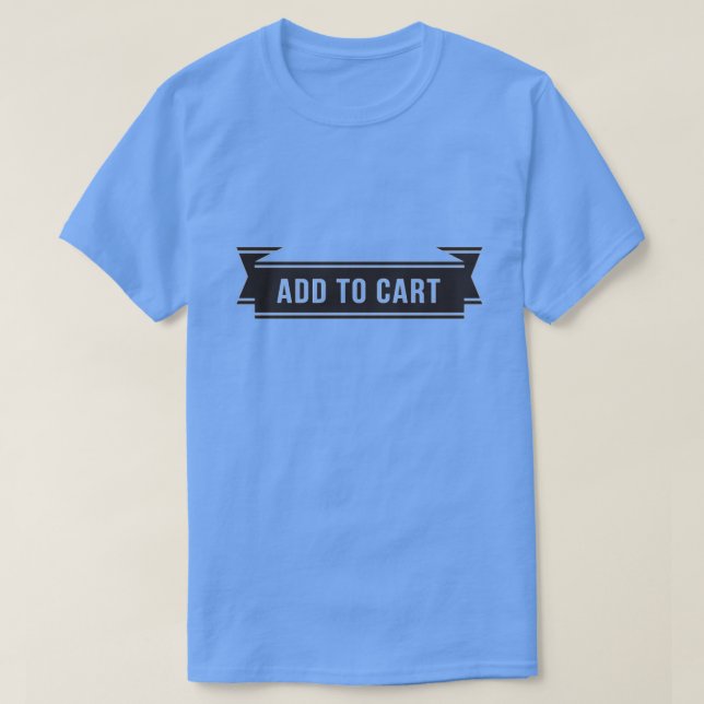 Engraçado Adicionar À Camisa Gráfica Azul Do Carri (Frente do Design)