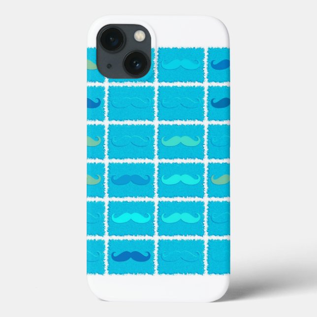 Engraçado Aqua Mustache (Verso)