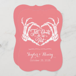 Engraçado Até A Morte Nos Festejar Convites De Cas