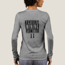 Engraçado Aviso: Wining Permitido