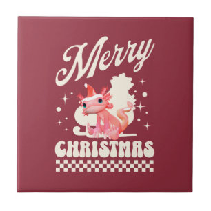 Engraçado Axolotl Feliz Natal