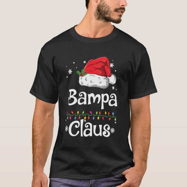 Engraçado Bampa Claus Natal Camisa Pijama Papais n (Frente)