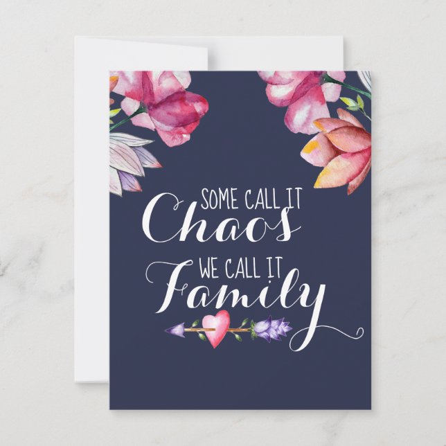 Engraçado Bem-Vindo À Nossa Família Em Lei De Arte (Frente)