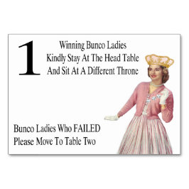 Engraçado Bunco Sai da Mesa Um Cartões Rainha #2