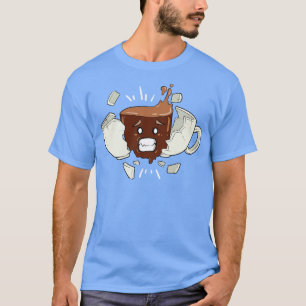 Engraçado Caffeine Choque Boost Camisetas