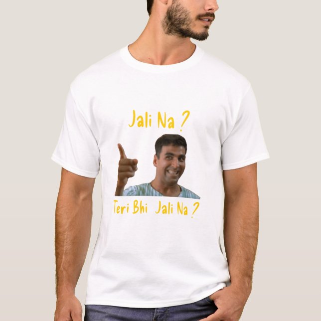 Engraçado Camisa de Bollywood - Diálogo de filmes  (Frente)