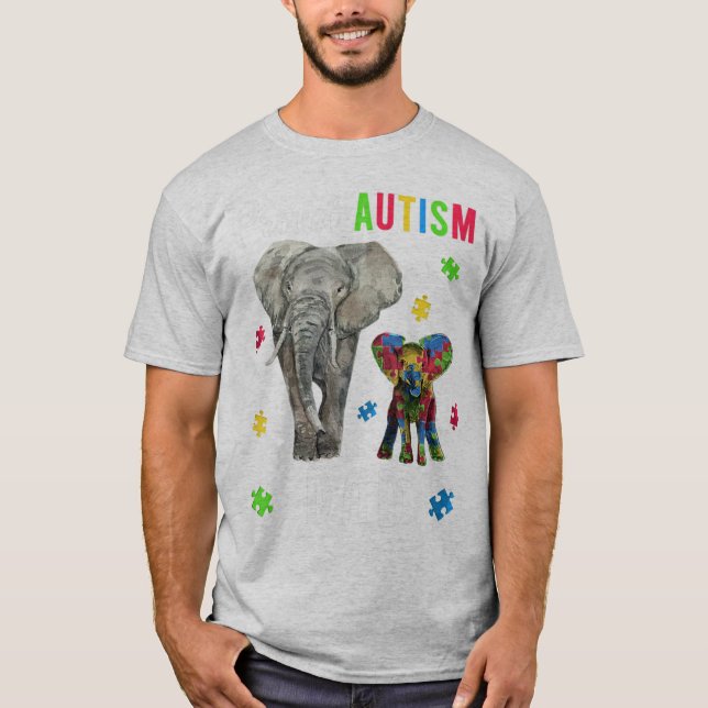 Engraçado Camisa De Consciência Autista Para Homen (Frente)