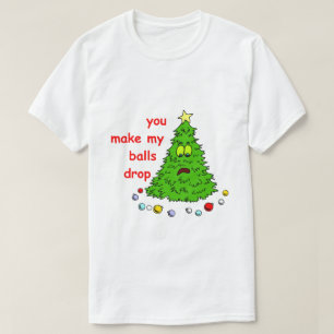 Engraçado Camisa De Humor De Árvore De Natal Voc