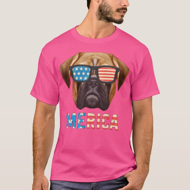 Engraçado Camisa Merica Para Homens Miúdas 4º J (Frente)