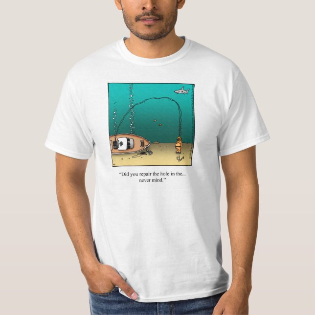Engraçado Camiseta de humor de mergulho (Frente)