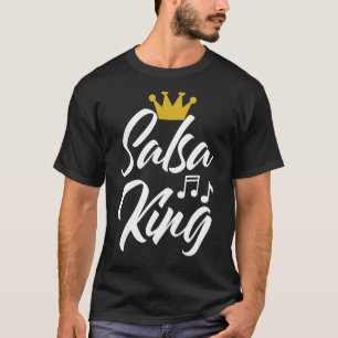 Engraçado Camisetas Salsa Salsa King 1