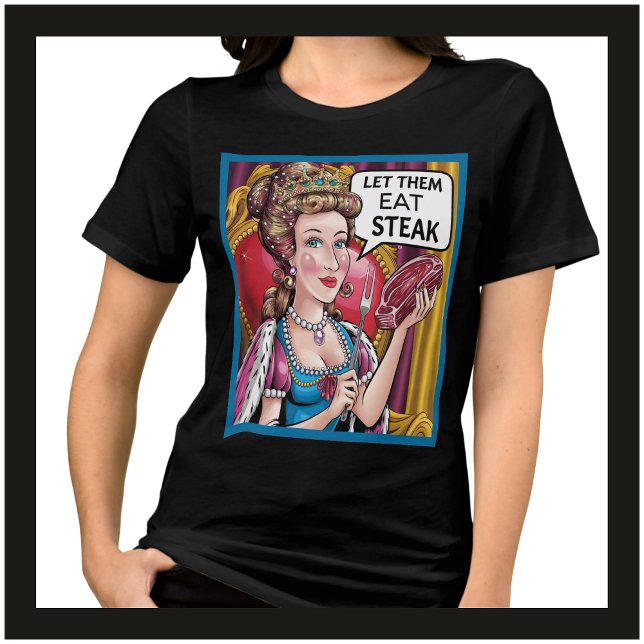 Engraçado Carnivore Ketovore Keto Deixá-Los Comer  (Funny Carnivore Ketovore Keto Let Them Eat Steak Tshirt for Women. The Perfect Gift For Her!)