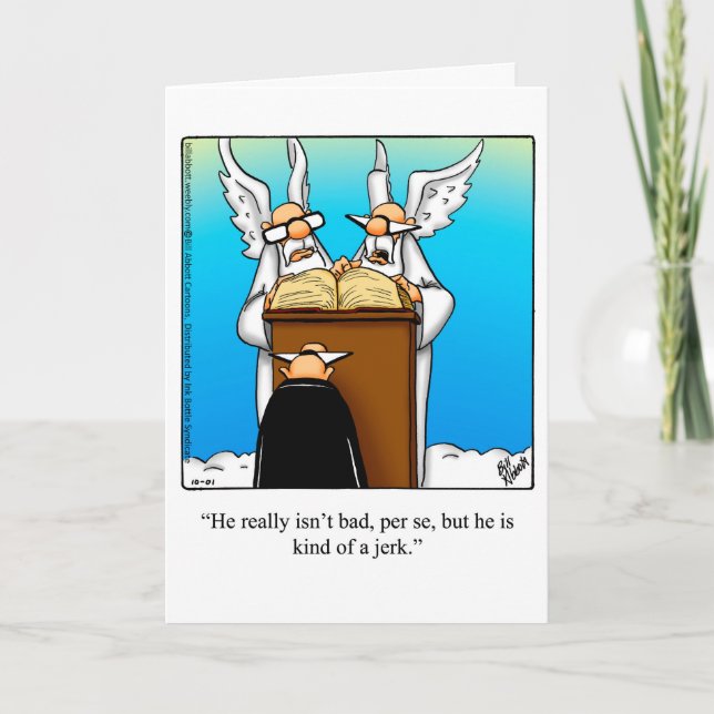 Engraçado Cartão de Saudação Humor "Espectickles" (Frente)