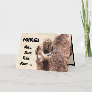 Engraçado Cartão Hump Day para Mike! (personalizar