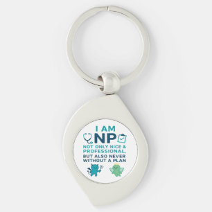 Engraçado Chaveiro NP - Presente de Enfermeiro