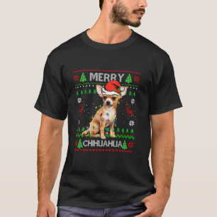 Engraçado Chihuahua Natal Feio Suéter Chihuahua X
