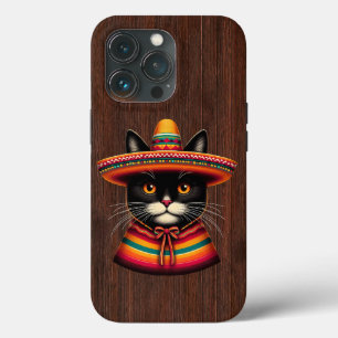 Engraçado Cinco De Mayo Sombrero Festiva Cat Mexic