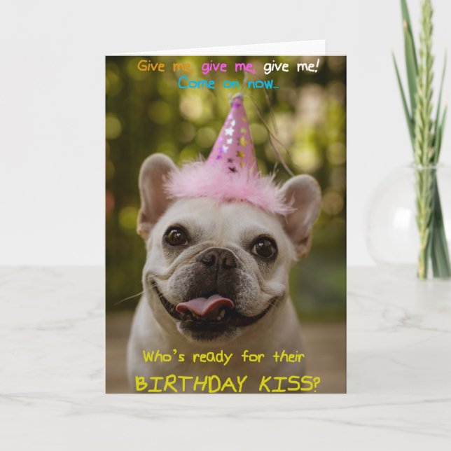 Engraçado Com O Cartão De Saudação De Aniversário  (Frente)