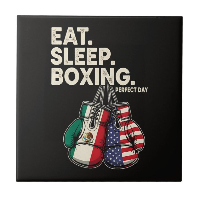 Engraçado Comer Dormir Repetir Boxe (Frente)