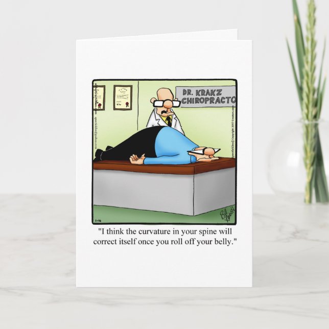 Engraçado Conseguir Bem-Saudação Cartão "Espectick (Frente)